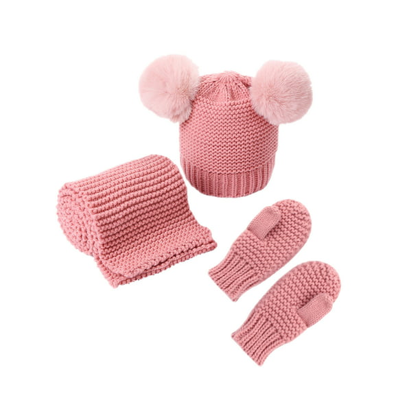 Details about   Cute Hairball Solid Gloves for Baby Girls Boys Winter Warm